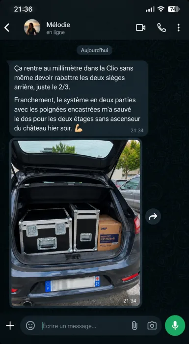 Remise de matériel photobooth